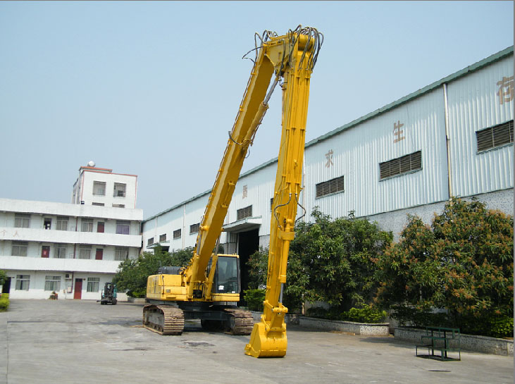 挖掘機拆樓臂、三段式加長臂、挖掘機拆樓臂廠家