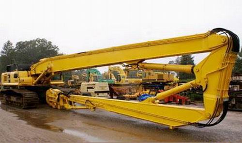 挖掘機拆樓臂、三段式加長臂、挖掘機拆樓臂廠家